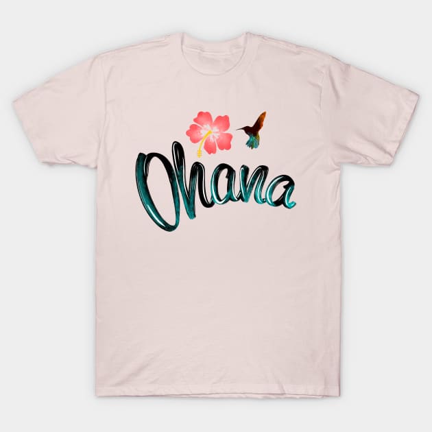 Ohana 2 T-Shirt by Miruna Mares